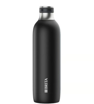 Brita Butelka ze stali nierdzewnej SodaTRIO | 1l | czarna
