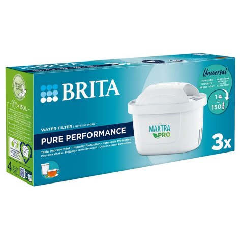 Brita Filtr do wody MX+ Pure Performance | 3 szt.