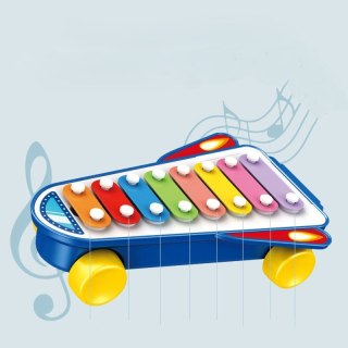 Cymbałki Rakieta Kosmiczna dla dzieci Granatowa