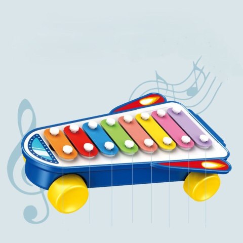 Cymbałki Rakieta Kosmiczna dla dzieci Granatowa