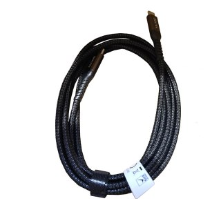 Kabel USB-C szybkie ładowanie | 2m | PD60W 2x USB-C | nylon oplot
