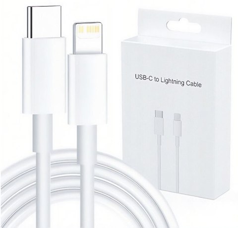 Kabel USB-C szybkie ładowanie | USBS-C do lightning | PD27W | 3m