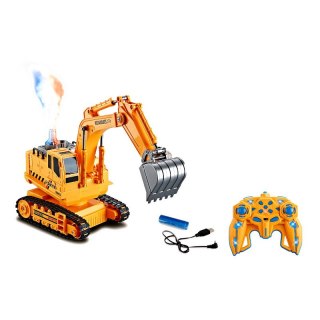 Koparka zdalnie sterowana funkcja dymu