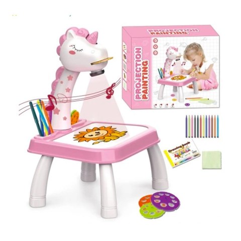 Kreatywny Projektor Rzutnik Zabawka Artystyczna i Muzyczna 3 lata+