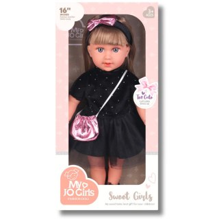 Lalka 40 cm czarna sukienka Marjorie