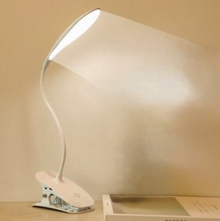 Lampka LED nocna z klipsem zdrowa dla oczu 3W