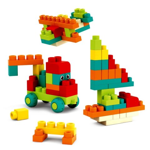 Miękkie klocki pojazdy 62 elementy