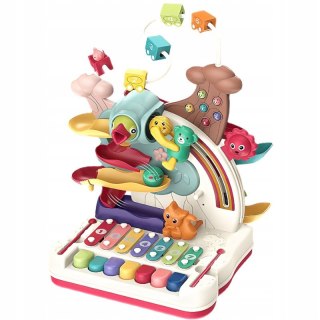 Pianinko dla dzieci 5w1 zwierzątka zjeżdżalnia 3 lata+