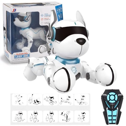 Piesek robot zdalnie sterowany programowalny z pilotem