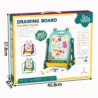 Tablica dwustronna kredowa/magnetyczna zielona