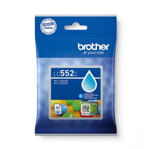 Tusz Brother do MFC-J3960DW/MFC-J3660DW | 550 str. | cyan