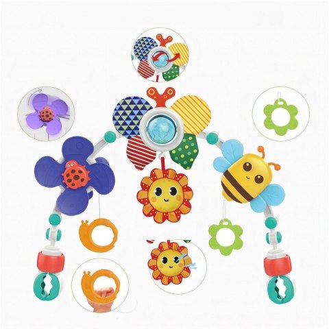 Zawieszka z zabawkami do łóżeczka nosidełka owady