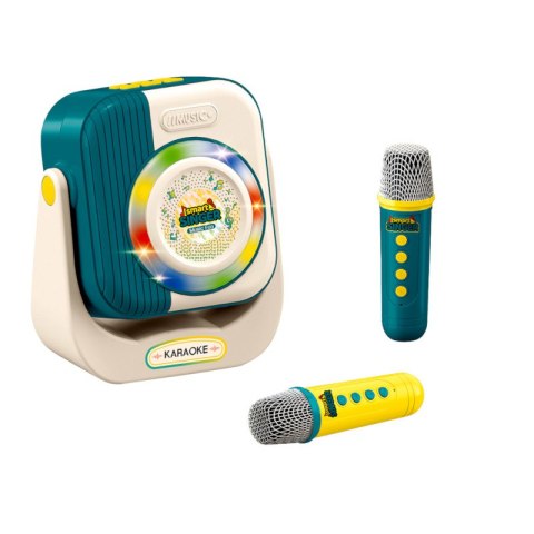 Zestaw do karaoke dla dzieci dwa mikrofony