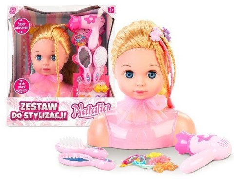 Zestaw do stylizacji głowa lalka Natalia