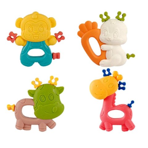 Zestaw gryzaczków dla niemowląt 4 sztuki