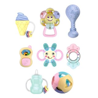 Zestaw grzechotek gryzaków dla niemowląt 8 sztuk