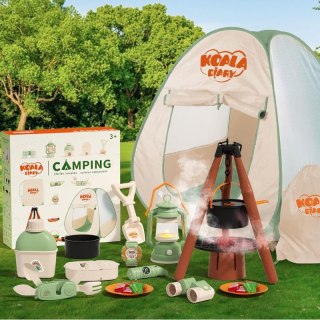 Zestaw kempingowy dla dzieci z namiotem i akcesoriami