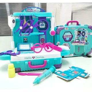 Zestaw małego lekarza wózek z akcesoriami 2w1
