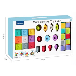 Zestaw miękkich klocków sensorycznych