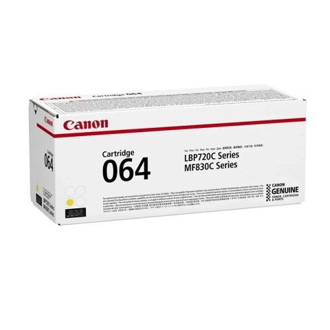 Toner Canon 064Y do i-SENSYS LBP722Cdw / MF832Cdw | 5 000 str. | yellow