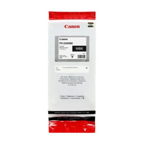 Tusz Canon PFI-320MBK do imagePROGRAF TM-200/TM205/TM300 | 300 ml | matte black