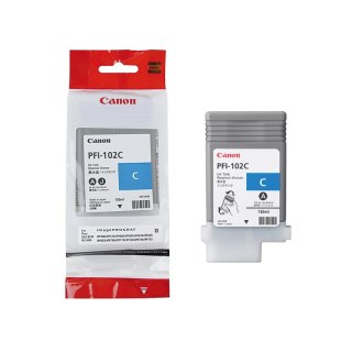 Tusz Canon PFI102C do IPF-500/600/700/710/720/750 | 130ml | cyan