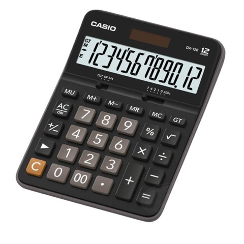 Casio kalkulator DX-12B | biurowy | 12 miejsc | Czarny