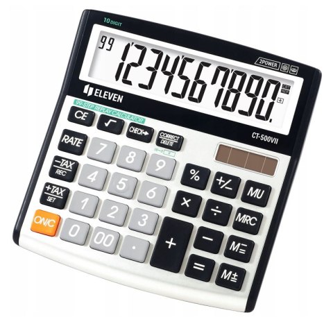Eleven kalkulator biurowy 10-pozycyjny srebrny CT500VII