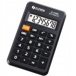 Eleven kalkulator kieszonkowy 8-pozycyjny czarny LC310NR