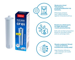 Filtr wody do ekspresu ciśnieniowego Coffix CF101 KOMPATYBILNY Z JURA Blue