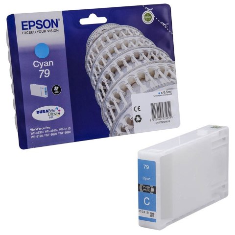 Tusz Epson T79 do WP-5110/5190/5620/5690 | 7 ml | cyan