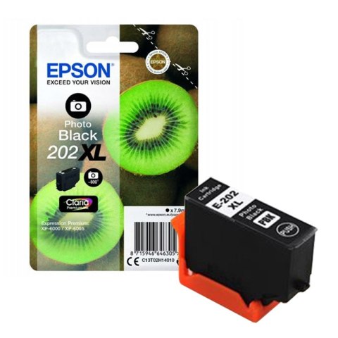 Tusz Epson photo 202XL do XP-6000 | 800str. | 7,9 ml | black