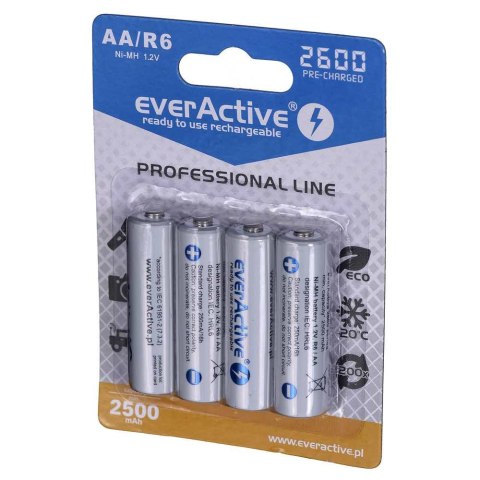 Everactive Akumulator R6/AA NI-MH 2600 4BL 2500 MAH / NIMH PROFESSIONAL LINE