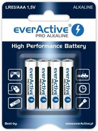 Everactive Bateria alkaliczna LR03 4BL PRO