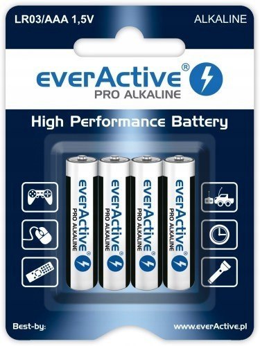 Everactive Bateria alkaliczna LR03 4BL PRO