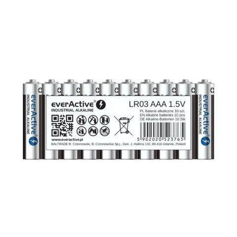 Everactive Bateria alkaliczna LR03/AAA 10SZT PRO