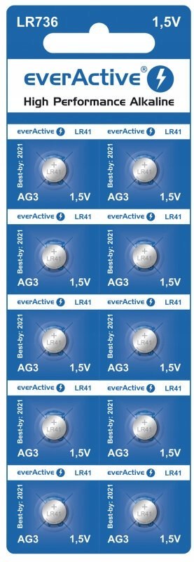 Everactive Bateria spec.alkaliczna AG3 LR736 LR41 BLISTER 10 szt