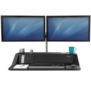 Fellowes stanowisko do pracy Sit-Stand Lotus™ DX - czarne | nowy - powystawowy