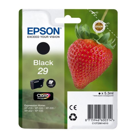 Tusz Epson T29 do XP-235/332/335/432 5,3 ml black