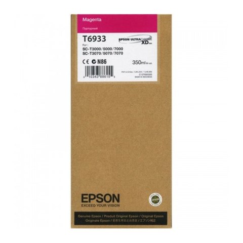 Tusz Epson UltraChromeXD do SC-T3000/T5000/T7000 | 350 ml | magenta