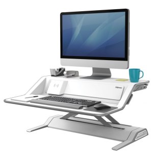 Fellowes stanowisko do pracy Sit-Stand Lotus™ DX - białe | nowy - powystawowy