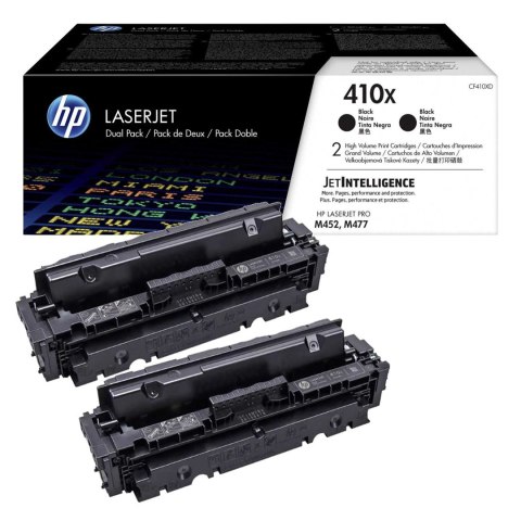 Toner HP 410X do Color LaserJet Pro M452/477 2pak | 2 x 6 500 str. | black