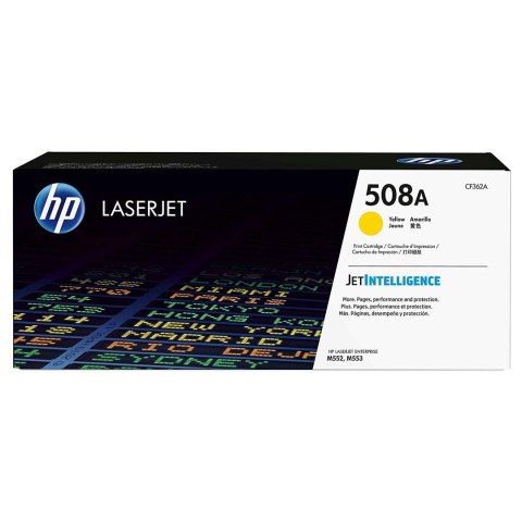 Toner HP 508A do Color LaserJet M552/553 | 5 000 str. | yellow