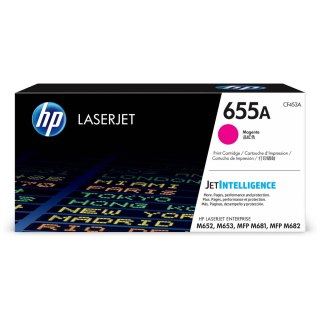 Toner HP 655A do Color LaserJet Enterprise M653/M681/M652 | 10 500 str.| Magenta