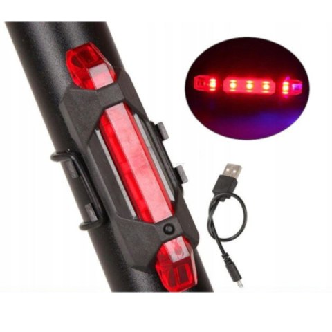 Lampa rowerowa przednia + tylnia 1600lm