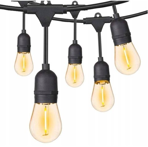 Girlanda świetlna 15 m 15xE27 220 V