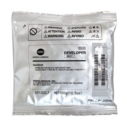 Developer Konica Minolta DV-411do Bizhub 223/283/363/423
