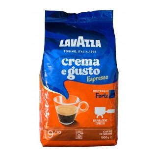 Kawa Lavazza crema e Gusto espresso forte| 1kg | Ziarnista  