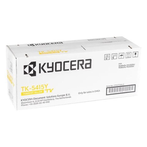 Toner Kyocera TK-5415Y do TASKalfa PA4500ci, MA4500ci| 13 000 str. | yellow