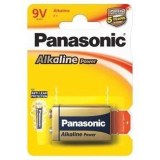 Baterie Panasonic alkaliczne ALKALINE 6LR61AP/1BP | 1szt. 9V 6F22